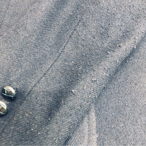 Vintage NCI Collections Navy Wool Blazer with Patches - Picture 12 of 16